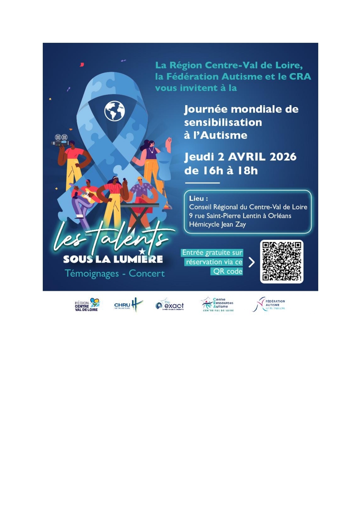 2026-Journée mondiale de sensibilisation à l'Autisme