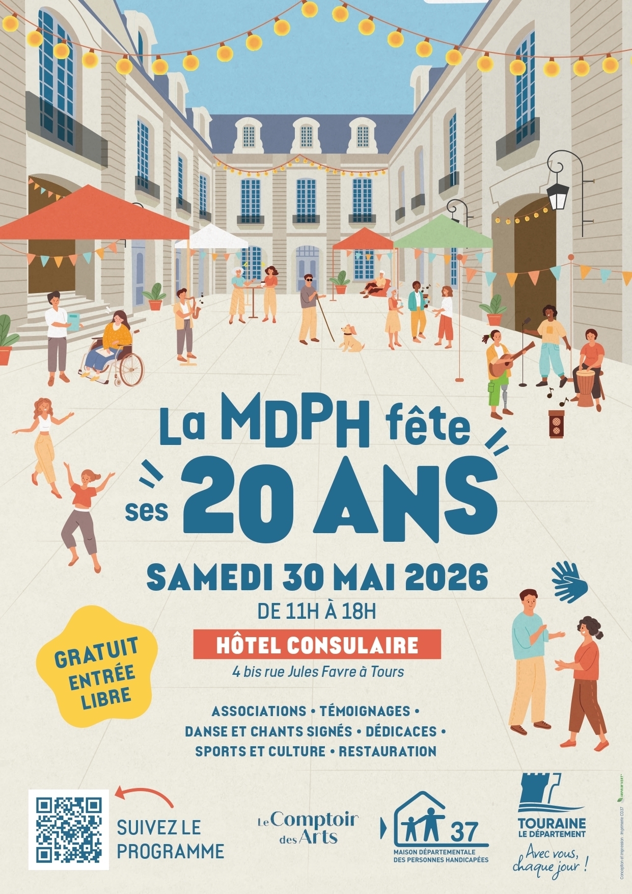 Affiche 20 ans MDPH