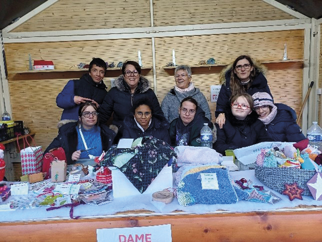 P7 Photos groupe marché de noel